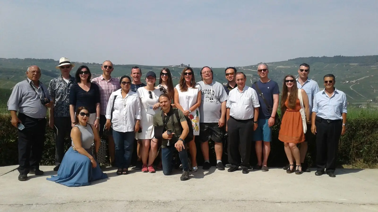 giornalisti di progetto vino 2017 in visita alla cantina Brunello