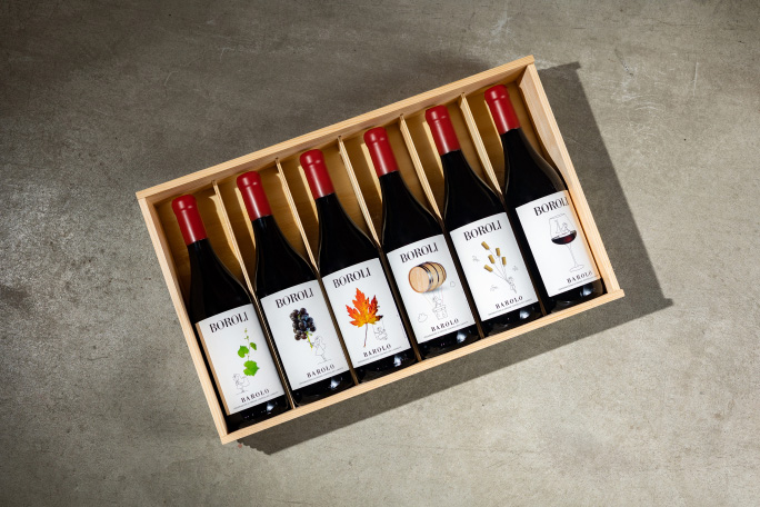 Boroli Barolo wine gift box