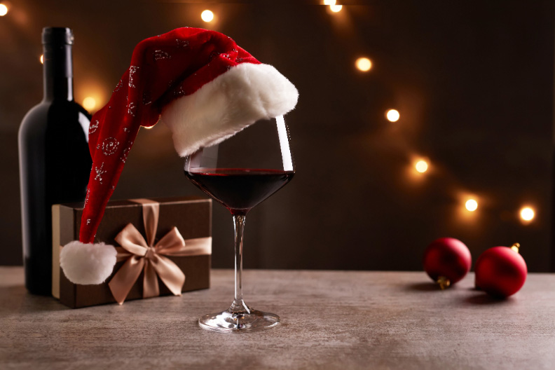 Red wine Boroli tasting as a Christmas gift